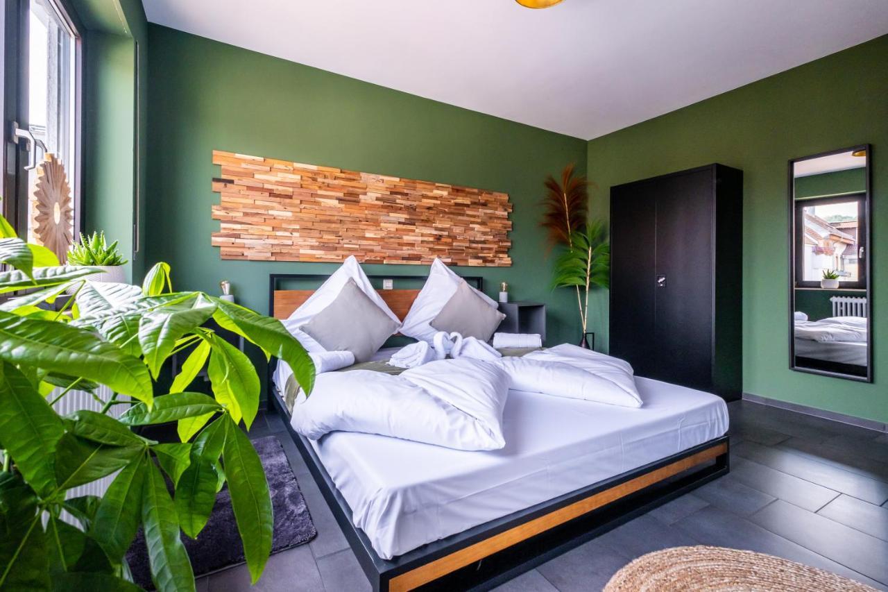 Studio Fayence - Emma, Netflix, Wifi, Workspace คาร์ลสรูเฮอ ภายนอก รูปภาพ